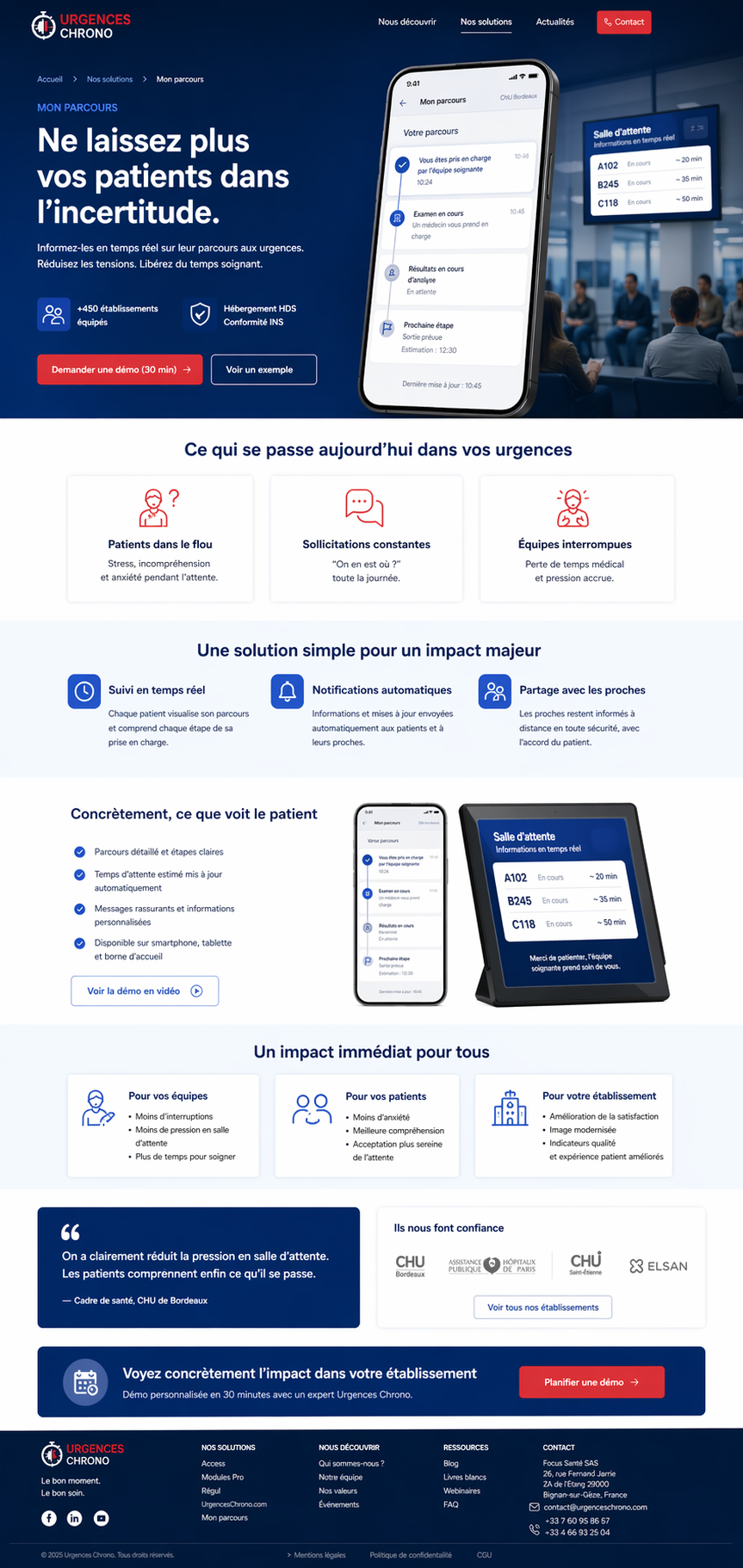 Maquette page Mon parcours
